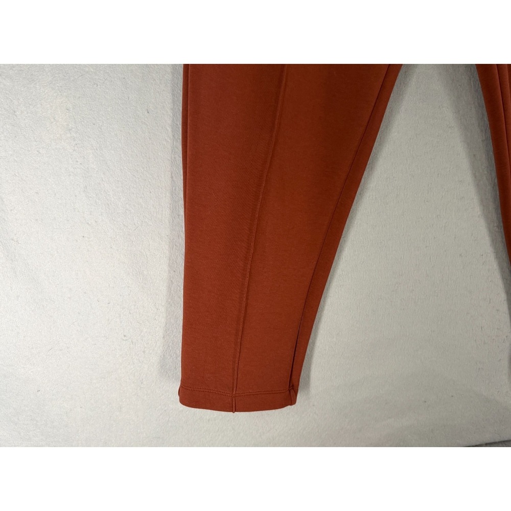 CALIA Pants Womens XL Terracotta Burnt Orange Soft Scuba‎ High Rise Minimalist - Picture 2 of 13